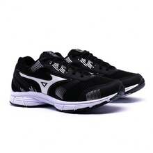 Men's Jet Gym Walking Running Sports Shoes MZ Promotion - 黑銀 - 查看 2