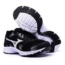 Men's Jet Gym Walking Running Sports Shoes MZ Promotion - 黑銀 - 查看 3