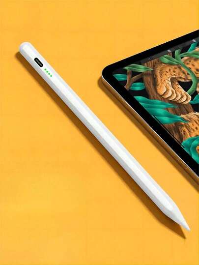 Caneta stylus ativa para tablets Apple, 1 peça, para telas sensíveis ao toque, compatível com iPad Pro Air Mini, caneta capacitiva para desenho compatível com tablets Apple, atualizada após 2018, indispensável para férias, verão e viagens