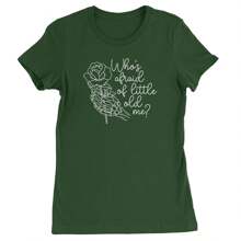 Who's Afraid Of Little Old Me Rose Skeleton Hand TTPD Music Womens T-Shirt - Rừng xanh - Xem 2