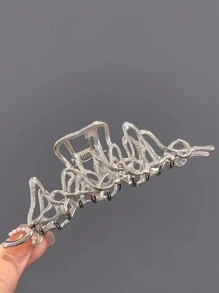 New Stylish Metal Liquid Dynamic Hair Claw Clip For Thick Hair, Elegant Hair Claw Hair Clip Accessories For Women Spider Y2k Hair Clips Hair Jaw Clip Hair Clamps Hair Clutch Hair Catcher Clip Fall Winter Hair Accessories For Women For Vacation Outfits Woman