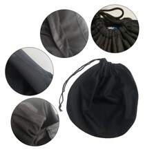 Motorcycle Helmet Bag - Lightweight Nylon Backpack, For Sport Riding & Travel - 黑色 - 查看 2