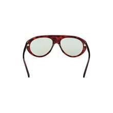 Tom Ford TOM  | Rex-02 57mm Aviator Sunglasses | Fall Fashion | Men Sunglasses - Red Havana / Green - View 2