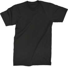 Basics - Pure & Simple Blank Apparel Mens T-Shirt - 黑色 - 查看 1