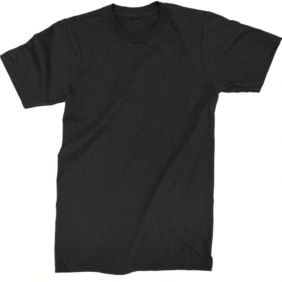 Basics - Pure & Simple Blank Apparel Mens T-Shirt - 黑色 - 查看 1