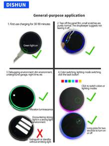 2pcs Car Cup Holder LED Lighting Mat, Starry Gradient Colorful Car Cup Pad, USB Rechargeable Anti-Slip Coaster