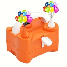 AOYI 1pc, Electric Balloon Pump, Portable Double Nozzle Electric Balloon Blower, Air Pump Balloon Inflator For Decoration Party Sports - EU C Type Plug(220-240V) - View 7