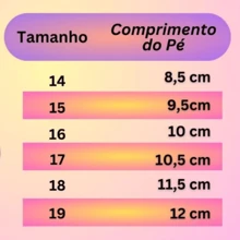 Sapatinho de bebê feminina infantil menina do 14 ao 19