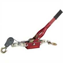 4 Tons Hand Winch Double Hook Manual Wire Rope Winch Wire Rope Ratchet Marine Puller Tool For Caravan Boat Vessels Ships Trailer For Heavy Handling - Red - View 2