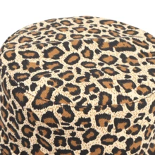 1 件女士双面豹纹渔夫帽，百搭休闲时尚韩版复古美学帽子冬季帽子 - 彩色 - 查看 7