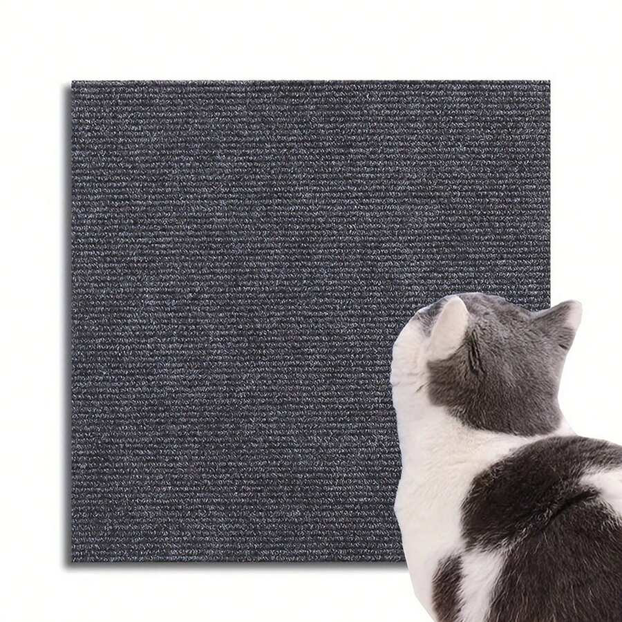 Durable Cat Scratching Mat WallMounted, NonShedding Fiberboard
