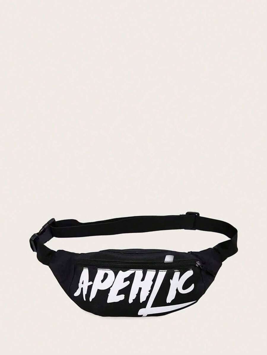 1pc New Kid's Waist Bag For Boys And Girls Casual Crossbody Bag For Kids With Money Pouch, Coin Purse, And Zipper Compartments