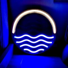 1 件霓虹灯木制工艺猫爪墙壁装饰灯,尺寸 9.44x8.66 英寸/24x22 厘米,由电池或 USB 供电,LED 氛围灯适用于卧室、宿舍、露台、酒吧、生日、圣诞节、节日装饰 - 白色 - 查看 20