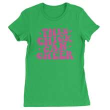 This Chick Can Cheer Womens T-Shirt