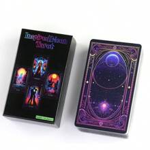 Inspirierte Neon Tarotkarten, Brettspiele, ab 14 Jahre, Wünschelruten, hübsche Tarotkarten, Alice, Wicca Zubehör, Brettspiele