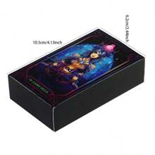 Inspirierte Neon Tarotkarten, Brettspiele, ab 14 Jahre, Wünschelruten, hübsche Tarotkarten, Alice, Wicca Zubehör, Brettspiele