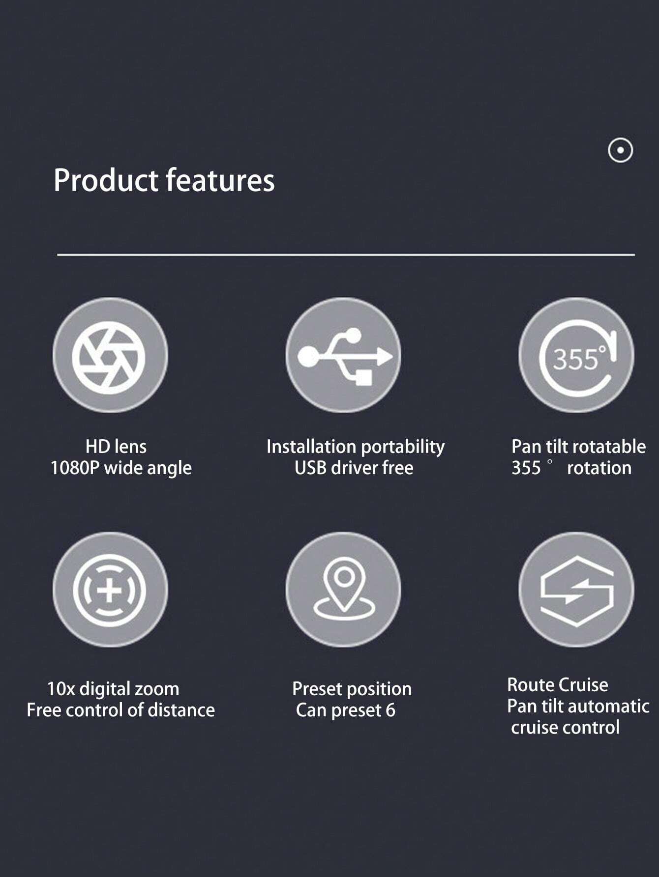 High Definition Night Vision Wireless WiFi Pet Camera, Indoor Home