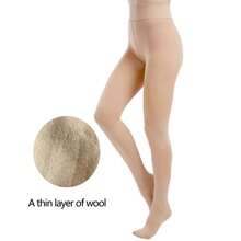 一双300克加厚保暖连裤袜或200克薄款加厚绒面连裤袜，大码，女士冬季保暖半透明连裤袜，保暖加厚长款连裤袜，绒面加厚连裤袜，保暖连裤袜，不透明冬季保暖加厚连裤袜，舒适保暖 - 彩色 - 查看 27