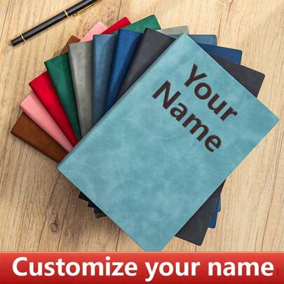 Customizable Soft-Touch Personalized Notebooks, Customizable Notebook Name, Phone Number, Exercise Books, Memo Pads, Meeting Notebooks, Soft-Leather Notebooks, Customizable Meeting Notebooks, A5 Notebooks, Diaries, Gifts, Birthday Gifts, Christmas Gifts Back To School Multi-Functional,Ornamental,Engraved Colorful,Vintage,Contracted Royal Blue,Burgundy Red,Green,Hot Pink Custom,Unique,Customized Personalized Wedding Gifts,Personalized Gifts For Women/Men,Personalized Notepads Ideal Gifts For Him Her,Boyfriend,Girlfriend,Family,Friends,Children,Students,Clients,Workers For Anniversaries,For Birthdays,For Graduation,For Weddings,For School,For Business/Work/Office