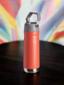 Flip Straw Thermal Bottle 650ml Spout Handle - 黃色 - 查看 5