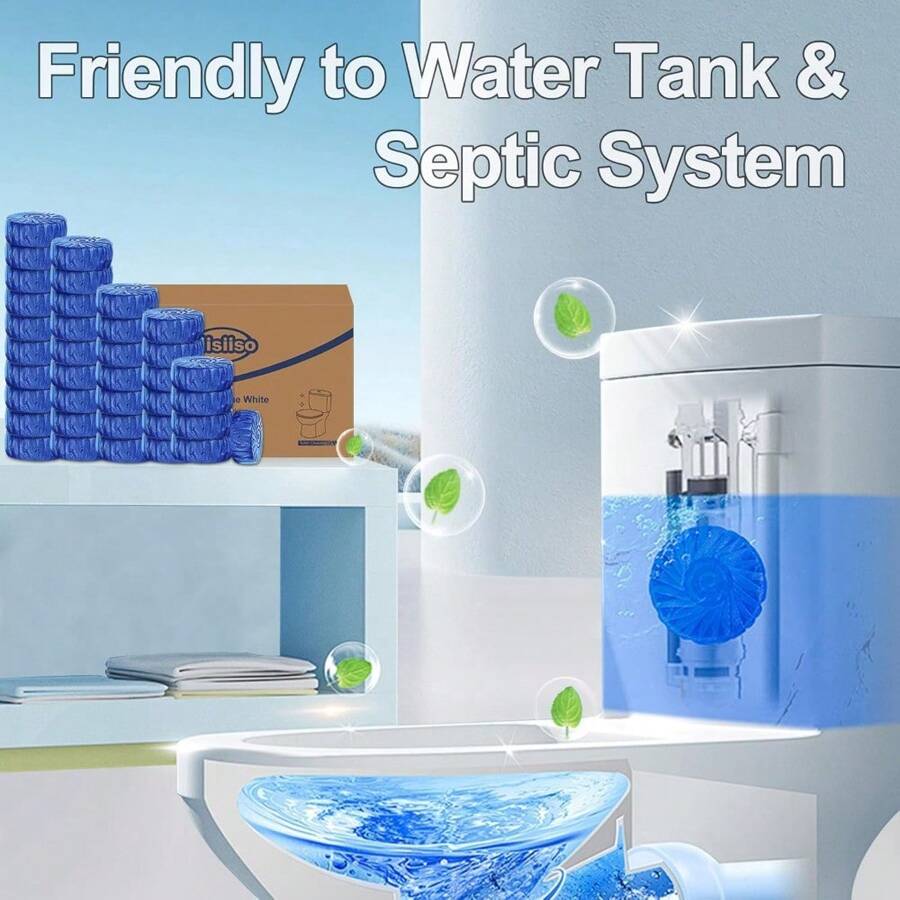 Toilet Bowl Cleaners Tablet 72 PACK, Automatic Toilet Cleaners For