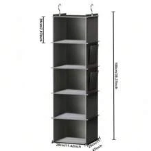 1pc Multi-Layer Wall Hanging Storage Bag, Vertical Organizer Pouch For Clothes, Accessories & Household Items, Home Closet Storage System Decor, Room Decorations, Decorations, Decor, Storage, Organizer Dress Pants Shoes Jeans Boots Skirt Bedroom, Organizer, Home Storage, White T Shirt Women, Black Pants Women, Ladies Winter Clothes, Dress,