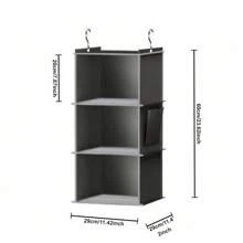 1pc Multi-Layer Wall Hanging Storage Bag, Vertical Organizer Pouch For Clothes, Accessories & Household Items, Home Closet Storage System Decor, Room Decorations, Decorations, Decor, Storage, Organizer Dress Pants Shoes Jeans Boots Skirt Bedroom, Organizer, Home Storage, White T Shirt Women, Black Pants Women, Ladies Winter Clothes, Dress,