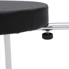 ZhdnBhnos LINSIE Portable Salon Spa Pedicure Stool Foot Rest Stool Chair Height Length Adjustable The Best Gift/Present For Family&Friends Happy Christmas - 黑色 - 查看 11