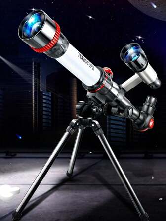 Portable Professional High Definition Binoculars,20X 30X 40X Magnification Astronomical Telescope With Tripod For Kids Boys Girls Students, Summer Beach Stargazing Telescope Toy For Astronomy Beginners, Travel Telescopes Mount,Outdoor Toys,School Supplies,Educational Games,Birthday,Teacher Gifts,Graduation Gifts