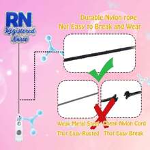 1 件注册护士银色闪光徽章卷轴架，带金属发爪，办公室医院实验室工作 ID 标签，适合医生护士社工同事麻醉师 RN 的徽章礼物 - 銀色 - 查看 6