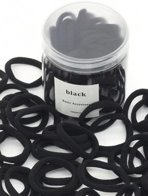 20/50pcs Canned Elastic High Stretch Hair Tie Scrunchies For Women,Woman Hair AccessoriesHair Ties Ponytail Holders Hair Rope