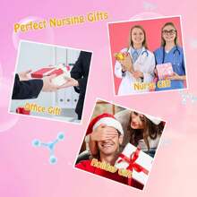 1 件注册护士银色闪光徽章卷轴架，带金属发爪，办公室医院实验室工作 ID 标签，适合医生护士社工同事麻醉师 RN 的徽章礼物 - 銀色 - 查看 9