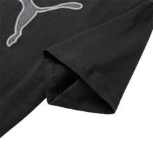 Puma חולצת טי לנשים עם שרוולים קצרים גרפית "HER", גופיית אימון אתלטית נוחה וקז'ואלית