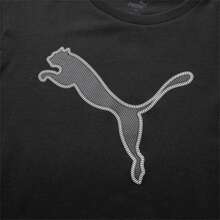 Puma חולצת טי לנשים עם שרוולים קצרים גרפית "HER", גופיית אימון אתלטית נוחה וקז'ואלית