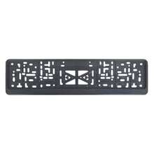One Piece Of European Standard License Plate Frame, One Side And Half Open, Plastic License Plate Frame, European Standard License Plate Frame - one-size - View 5