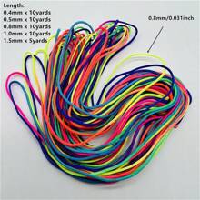 0.4/0.5/0.8/1/1.5mm 散装绳中国结花边绳用于珠宝制作 DIY 香巴拉手链珠宝配件 - Pick colors - 查看 2