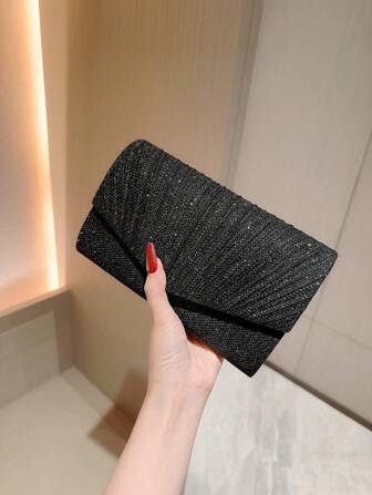 Mini Metallic Shiny Flap Square Bag, Perfect For Party Wedding Prom Dinner/Banquet, Matching With Holiday Party Dress Evening Dress & Sequin Dress, Perfectly Matching With New Years Outfit, Excellently Matching With Party Dresses For Women, Tready Party Bags,Perfect For Party, Wedding, Prom, Dinner/Banquet, Essential Wedding Items,Perfectly Matching With Graduation Dress, Prom Dresses, Perfectly Matching With Prom Accessories, Perfectly Matching With Bridal Party