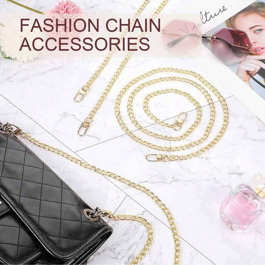 Metal Strap Handle Replacement Chain Handbag Shoulder Cross Body Bag