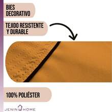 Blackout Curtains Rings 2.75 Width * 2.2 Length Meters - Mustard Yellow - View 5