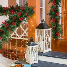 49.21 Ft Christmas Decoration Green Grass Garland, Holiday Decoration Soft Green For Outdoor Indoor Use Artificial Greenery Garden Or Party Wedding, Stairs(Different Specifications Of Products Have Different Lengths) Home Decor Christmas Decorations Room Decor