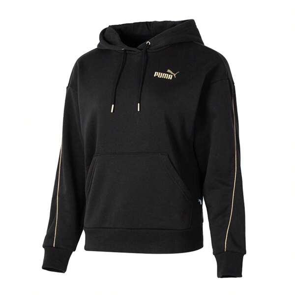 Puma Women's Thermal Lined Casual Pullover Hoodies Drawstring Sweatshirt, 680146-01