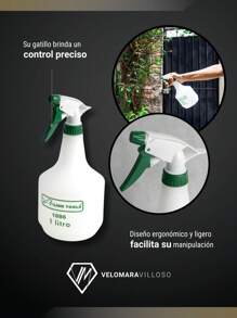 Atomizador 1 Litro Plástico Atomización Regulable Industrial Accesorios Para Cocina Belleza Limpieza - Blanco - Ver 7