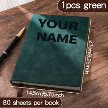 Customizable Soft-Touch Personalized Notebooks, Customizable Notebook Name, Phone Number, Exercise Books, Memo Pads, Meeting Notebooks, Soft-Leather Notebooks, Customizable Meeting Notebooks, A5 Notebooks, Diaries, Gifts, Birthday Gifts, Christmas Gifts Back To School Multi-Functional,Ornamental,Engraved Colorful,Vintage,Contracted Royal Blue,Burgundy Red,Green,Hot Pink Custom,Unique,Customized Personalized Wedding Gifts,Personalized Gifts For Women/Men,Personalized Notepads Ideal Gifts For Him Her,Boyfriend,Girlfriend,Family,Friends,Children,Students,Clients,Workers For Anniversaries,For Birthdays,For Graduation,For Weddings,For School,For Business/Work/Office - Skin-feel Soft Cover Notebook With Customized Name - View 13