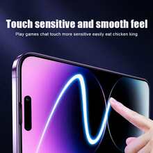 6 miếng kính cường lực bảo vệ màn hình điện thoại thông minh riêng tư tương thích với iPhone 15 Pro Max/11/16 Plus/15/14 Pro Max/14/16 Pro, iPhone 13 Pro Max/13 Mini/12/11 Pro/X/XR/XS Max, bao phủ toàn bộ - màu đen - Xem 7