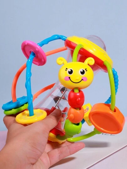 (Couleur aléatoire) Jouets bébé HOLA 6-12 mois, Jouets bébé 0-6 mois, Hochet ballon d'activité bébé, Hochet tournoyant, Jouets éducatifs pour bébé de 6 mois rampant, Jouets pour bébé fille pack unique
