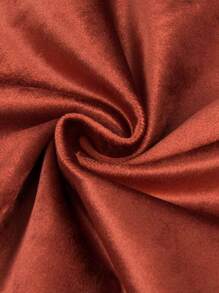 LOSPRING 2 Stücke luxuriöse Samt Kissenbezüge, 45x45 cm, weich und flauschig einfarbige Zierkissenbezüge mit Reißverschluss für Herbst, Winter, Schlafzimmer, Sofa, Couch, Terrasse, Wohnzimmer - 100% Samt, Vliesstoff, zeitgenössischer Stil, perfekt für verschiedene Raumtypen - Orange Rot - Übersicht 4