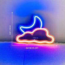 1 件霓虹灯木制工艺猫爪墙壁装饰灯,尺寸 9.44x8.66 英寸/24x22 厘米,由电池或 USB 供电,LED 氛围灯适用于卧室、宿舍、露台、酒吧、生日、圣诞节、节日装饰 - 白色 - 查看 52