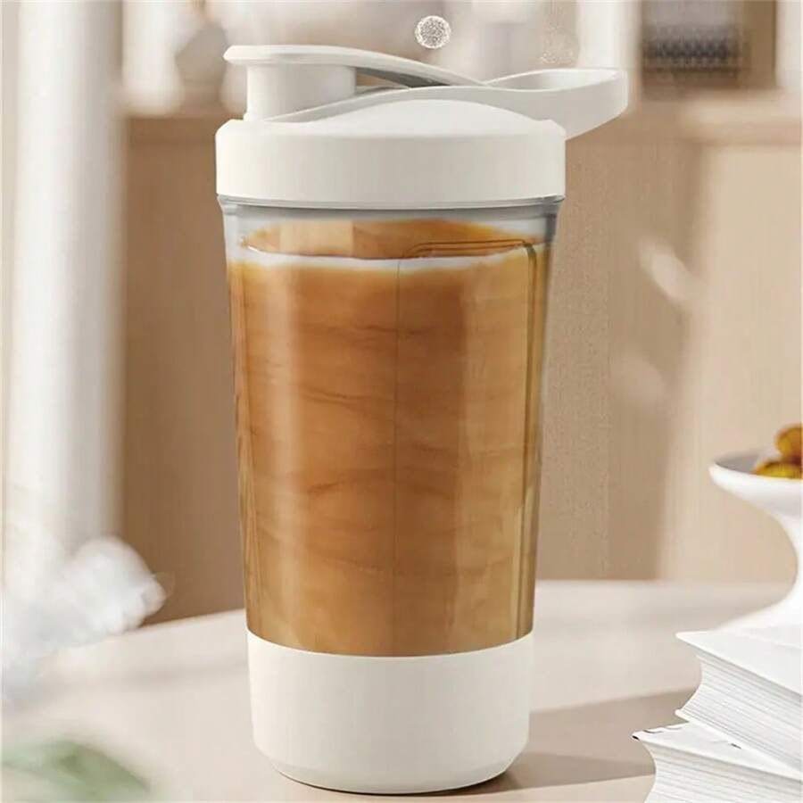 USB Rechargeable Electric Shaker Bottle - Portable Sports Fitness Blender For Smoothies And Milkshakes - Multicolor - View 1