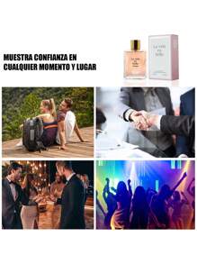 de la vida es bella para mujer: Una fragancia elegante y dulce con un aroma encantador. - Rosa - Ver 2