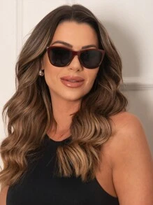 Women Fashion Glasses - Màu Đỏ Sâu - Xem 2